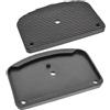 LivGrain Tappetino antiscivolo per attrezzature da fitness, 335 x 335 mm, per casa, palestra, protezione del pavimento, riduzione del rumore, in ABS nero (1 pezzo, 335 x 335)