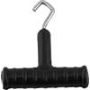 Generic Kit di Attrezzi per Tenditori per Nodi da Pesca Professionali per Legare Carpe Ed Esche, Gancio Liscio da 3 Pezzi e Impugnatura a T Resistente per Uso Esterno (Black)
