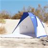 TEKGHUT Tenda da spiaggia azzurro, 268 x 223 x 125 cm, in poliestere impermeabile con rivestimento in PU, pieghevole, con borsa per il trasporto, per spiaggia e giardino