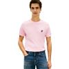Tommy Hilfiger Uomo T-Shirt Maniche Corte Script Monogram in Cotone, Rosa (Classic Pink), XL