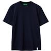 United Colors of Benetton T-Shirt 3T5BD10CA, Blu, XL Donna