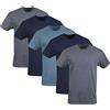 Gildan G1100 T-Shirt da Uomo, Confezione Multipla, S