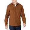 Amazon Essentials Camicie in Flanella a Maniche Lunghe a 2 Tasche a vestibilità Aderente Uomo, Marrone Toffee, XL