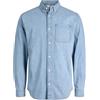 JACK & JONES Jjebrook Jjoxford AKM 990 Noos - Maglietta, Blu Denim, XL