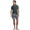 SILBON Costume da Bagno Waves Bicolor, Blu, XL-3XL