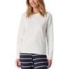 Schiesser Schiesser da Donna a Maniche Lunghe, Misto Cotone + Top Pigiama Relax (Confezione da 1), Bianco Naturale_184096, 46
