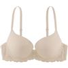 Dorina Reggiseno Donna Claire Demi - Super Push-Up, con Ferretto, Coppe Preformate, in Morbido Tessuto Micro con Dettagli in Pizzo Sensuale, Color Pelle