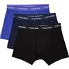 Calvin Klein Uomo Pantaloncini Boxer Confezione da 3 Intimo, Multicolore (C-Black/Blu/Blu), XL