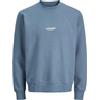 JACK & JONES Jjesoho Sweat Crew Neck Noos Pls - Plus Size, Miraggio Blu, 5XL