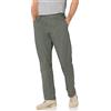 Amazon Essentials Pantaloni Chino Elasticizzati senza Pince sul Davanti e Antipiega, Vestibilità Classica Uomo , Verde Oliva Scuro, 30W / 32L