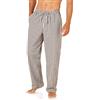 Amazon Essentials Pantaloni Pigiama in Popeline di Cotone dalla Linea Dritta con Coulisse ed Elastico in Vita Uomo, Nero Grigio Motivo Scozzese, S