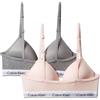 Calvin Klein 2pk Triangle G80g800741 Triangolo Bambine e Ragazze