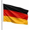 FLAGLY Bandiera Germania 90 x 150 cm - resistente alle intemperie e ai raggi UV con occhielli (90 x 150 cm, Germania)