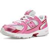 New Balance 530 Scarpe da Running per Bambini, Rosa e Bianco, Chiusura con Lacci Elastici. Numeri dal 20 al 35 (Rosa, Sistema Taglie Calzature EU, Bimbo (0-5 Anni), Numero, Media, 27.5)