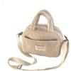 LYHYDMA Borsetta di peluche Borsa a tracolla in peluche invernale Borsa a tracolla pelosa for borse da donna Borsa hobo a tracolla soffice Borsa a tracolla morbida a tracolla Borsa shopper femminile(Beige)