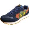 SUN68 Sneakers Boy's Jaki Bicolor Teen Z44314T Colore Navy Blue 07 (07 Navy Blue, Sistema Taglie Calzature EU, Adolescente, Numero, Media, 38)