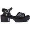 Refresh 79281, Sandali con Tacco Donna, Nero, 37 EU