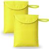 LiveLaif Pack 2 Borse per Gilet Alta visibilità | Borse Ideali per Gilet Running e Moto | Borse per Giubbotto Riflettente | Dimensioni 24x17 cm, Chiusura in Velcro e Maniglia