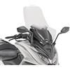 MOTOTOPGUN givi d6110st cupolino trasparente compatibile con kymco ak 550 2017 2018 2019 2020 2021 2022 mototopgun