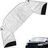 Aurobest 155 x 120cm Copertura Parabrezza Auto per VW T5 & T6, Copertura Protettiva Portatile, Parasole Pieghevole, Protezione Solare per Resistente UV, Neve, Ghiaccio, Polvere, Acqua (Argento)