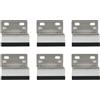 DCSYOG Supporto da tetto in 6 pezzi per furgoni | acciaio inossidabile 304 & classe 8.8 | peso leggero 2,82 lbs | montaggio a morsetto (senza foratura) | per ProMaster/Boxer/Ducato | Include cuscini in gomma