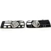 Pbqenxb Fari Fendinebbia Per Golf 4 Per MK4 Per GTi Per TDI Fendinebbia Griglia Racing Indicatore Direzione A LED Faro Anteriore(LED Fog)