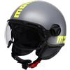 Generico Casco Momo 22.06 FGTR Classic Fluo MATT Grey Yellow Grigio Giallo Fluo (M: 57-58)