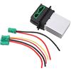 EVTSCAN Resistenza Ventola Motore Riscaldatore con Cablaggio Spina Per Peugeot 207/406/607/1007 Citroen C5/C3/C2