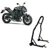 WinNet Cavalletto alzamoto alza moto per alzare la ruota posteriore compatibile con Kawasaki zeta z650 z 650 500 z500 sollevare da terra gomma cerchio cerchione