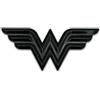 NJECT DC Comics Wonder Woman Blackout Automotive-Grade 3D Contour Acrilico Emblema supereroe per auto, camion e tutte le auto, resistente alle intemperie, misura universale a 10,9 x 4,8 cm