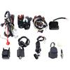Froulaland Kit completo di cablaggio elettrico, cablaggio del rettificatore CDI, motore di avviamento, bobina di accensione, set di cablaggio per quad, dirt bike, dune buggy, rettificatore, sistema di accensione