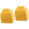 A ABSOPRO Anteriore Asse Paraurti Per Jeep Grand Cherokee WJ 99-04 | Materiale: Poliuretano, Colore: Giallo, Dimensione: 70X45X82Mm, Numero Oe: 52088256, 1 Paio, Smorzamento