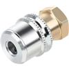Lapiglo AirChuck 14NPT - Pneumatici in ottone per mandrino di gonfiaggio, compatibili con valvola del pneumatico con foro grande, stile estremità chiusa, struttura in ottone (1 pezzo)