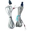 Linhexis Cavo per altoparlanti per sistemi home theater Sony BDV-E490 E4100 E6100, cavo di prolunga audio in rame grigio con connettori facili (3 metri)