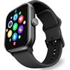 OCTANDRA Orologio intelligente Pulse 2 VeryFit per uomo e donna, Alexa con schermo AMOLED integrato da 1,8 pollici IP68, fitness tracker, energia corporea, frequenza cardiaca, saturazione di ossigeno,