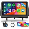 Hodozzy 2GB 64GB Android Autoradio per Renault Clio 3th 2005-2014 Radio Wireless Carplay Android Auto, Hodozzy Stereo 9 Pollici Touch Screen GPS, WiFi, Bluetooth FM/RDS, SWC, Canbus 2 Din Radio per Renault