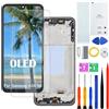 H&LYCYJ Display originale per Samsung Galaxy A26 5G OLED A266E A266E/DS A266E/DSN LCD con kit di assemblaggio di ricambio (nero con cornice)
