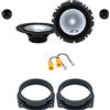 IPNOSIS Kit 4 Casse Anteriori O Posteriori ALPINE SXE-1750S Per Fiat Stilo (5P), Fiat Croma Dal 2005 In Poi Con 2 Supporti E 2 Connettori