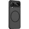GIOPUEY Cover Magnetica per Honor Magic 8 PRO Air， Compatibile con MagSafe， PC+TPU Finitura Antiurto Protettiva Cellulare Custodia - Black
