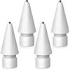 SIXFU Punte a sfera in metallo compatibili con Apple Pencil, punte durevoli compatibili con Apple Pencil Pro/USB-C/1a/2a generazione, accessori compatibili con iPad Pencil (4 pezzi)