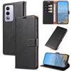KKEIKO Cover per Oppo A80 5G / Oppo A3 Pro, Antiurto Custodia in PU Pelle con Blocco RFID, Magnetico Protettiva Cover per Oppo A80 5G / Oppo A3 Pro, Nero
