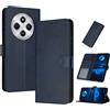 PanXCase Cover Libro per Xiaomi Redmi 17C / 14C 4G / Poco C75 - Custodia PU Pelle Wallet, Supporto, 3 Porta Carte, Magnetica Antiurto Case (Blu Scuro)