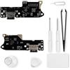 Eonpam Dock ricambi per Xiaomi Redmi 9T/Poco M3 Connettore di Ricarica Porta Caricatore Port Microfono Audio Jack + Kit di Riparazione Sostituzione