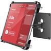 AboveTEK Supporto da parete per tablet, supporto antifurto per iPad per schermi da 9,7 a 13, adatto per display POS commerciali, rotazione e inclinazione regolabili a 360°, supporto VESA-Nero