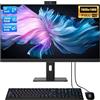 SUKOTOP Computer all-in-one 27'' Core i7 (fino a 3,0 GHz) 512 GB SSD 16 GB RAM PC con schermo rotante, Webcam nascosta, WiFi6 Dual Band Bluetooth 5.3 - Ideale per telelavoro, editing video e uso familiare