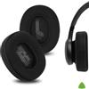 Geekria Cuscinetti auricolari comfort in tessuto mesh di ricambio per JBL Live 500BT, 500BTNC, pad per le orecchie, parti di riparazione (Nero)