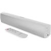 Majority Barra Soundbar Bluetooth | 50 Watt 2.0 Sound Bar Televisore e PC | Casse per TV con ottica, RCA, USB, MP3 e AUX | Soundbar per PC | Compatto e Senza Fili Bowfell Bianco