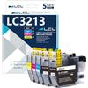 LCL Cartucce d'inchiostro Compatibile LC3213 LC-3213 LC-3213BK LC-3213C LC-3213M LC-3213Y Sostituzione per Brother DCP-J770 DCP-J772DW DCP-J774DW MFC-J890DW(5-Pack, 2Nero/Ciano/Magenta/Giallo)