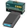 RTEUYH Per OKI 9006130 9006129 9006128 9006127 Ricambio per cartuccia di toner ad alto rendimento - Compatibile per stampanti a colori A4 C650 C650dn C650dnw Cyan