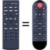 Snrigw Telecomando di ricambio per Majority Bluetooth 120 W TV soundbar Naga 80